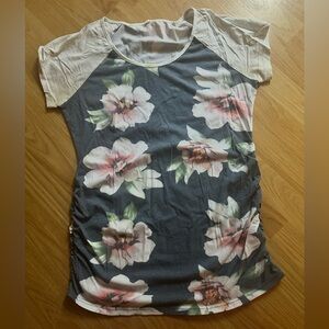 Maternity Floral Print Women's Top